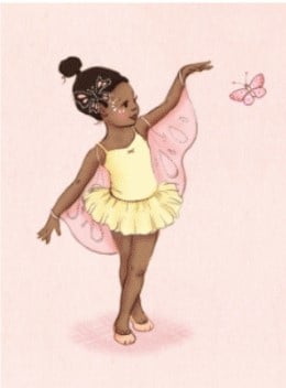 Belle & Boo postcard Ballet Dancer Cara