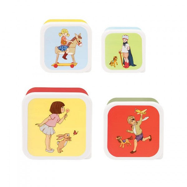 Set of 4 snack containers