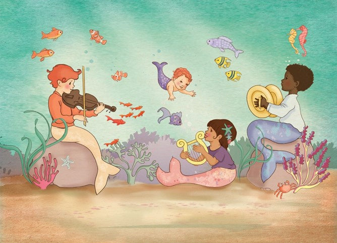 Belle & Boo ansichtkaart Mermaid Song