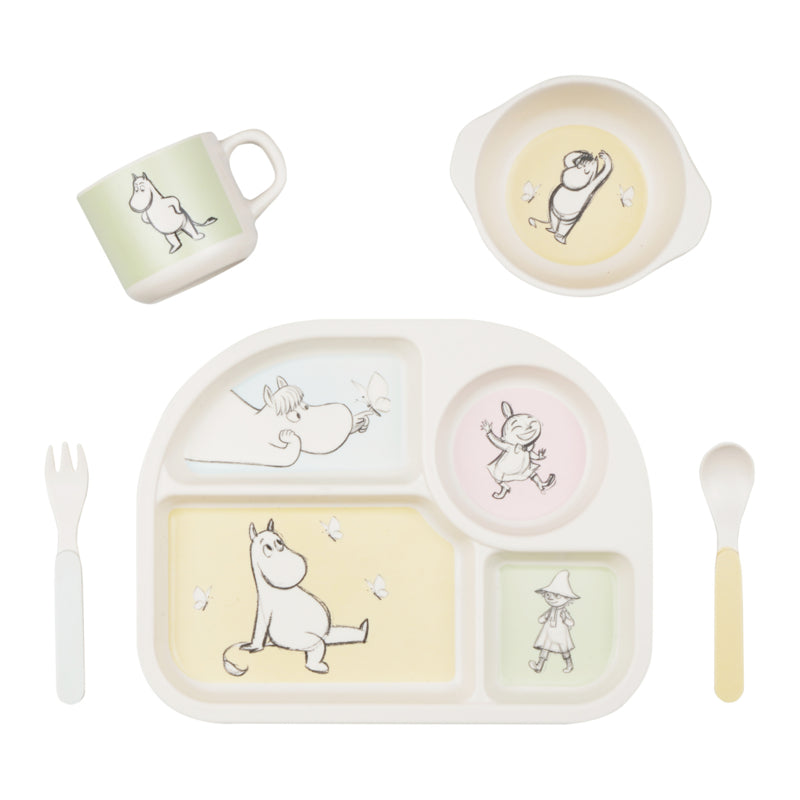 Moomin eetset met Moomin schets