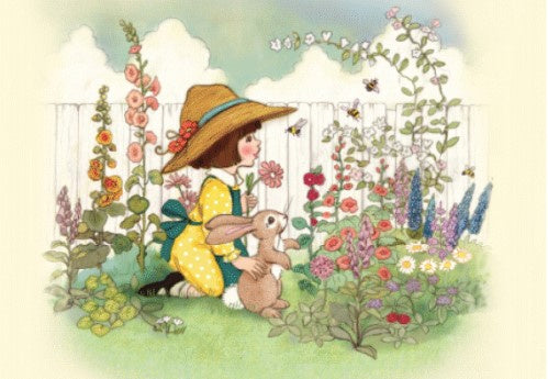 Belle & Boo Postcard Bumblebee Garden