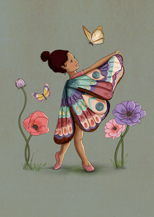 Belle & Boo Postcard Winged Imagination 6