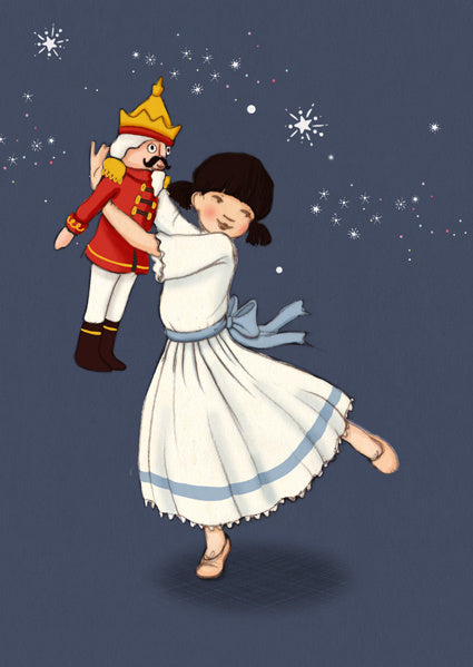 Belle & Boo ansichtkaart Nutcracker Clara
