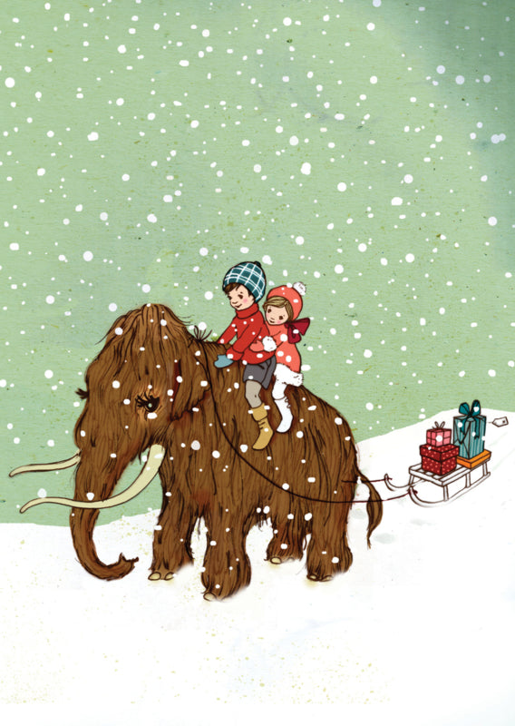 Belle & Boo ansichtkaart Winter Woolly