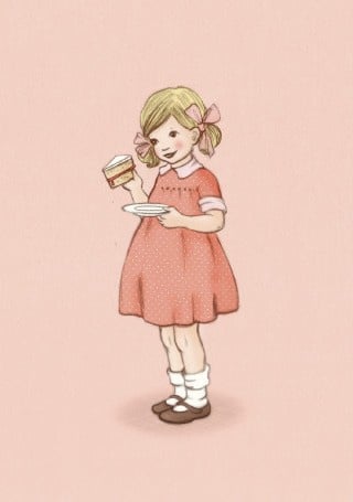 Belle & Boo Postcard Ava&