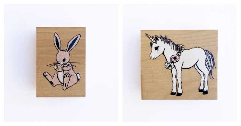 Houten stempel Belle & Boo