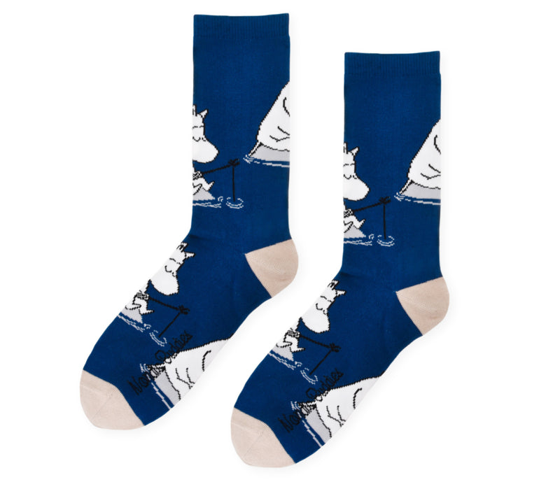 Moomintroll Fishing Men Socks