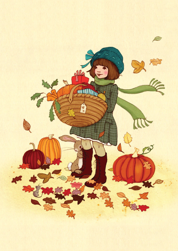Belle & Boo ansichtkaart Autumn
