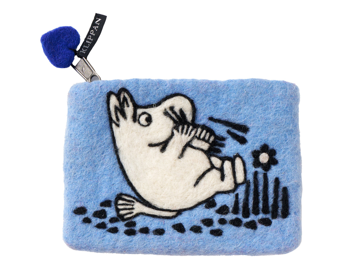 Moomin Filzgeldbörse / -tasche Pink Love