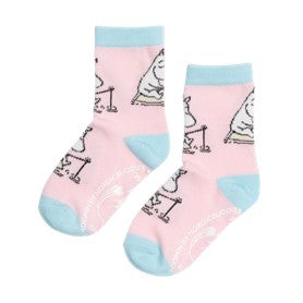 Moomintroll Fishing Kids Socks licht roze 33-35
