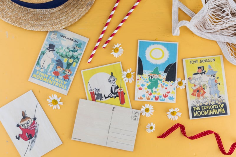 Come to Finland houten kaart Berries - Moominmamma