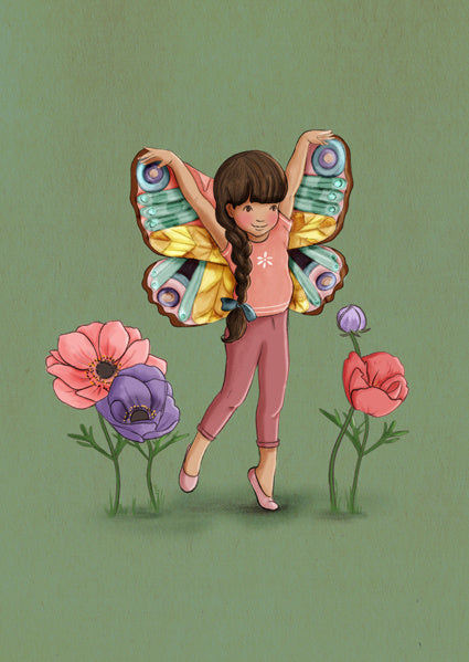 Belle & Boo Postcard Winged Imagination 3