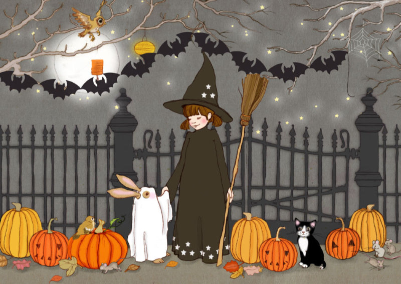 Belle & Boo ansichtkaart Spooky Night