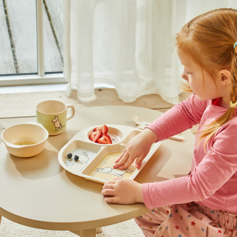 Moomin eetset met Moomin schets