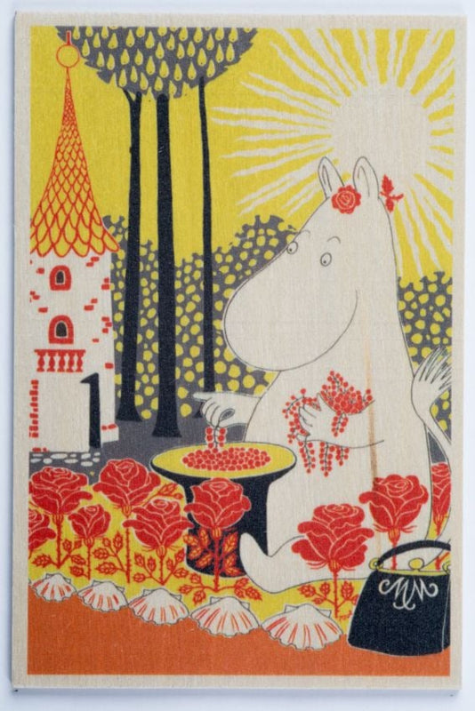 Come to Finland houten kaart Berries - Moominmamma