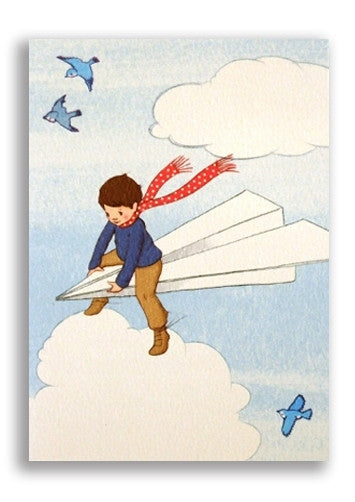 Belle & Boo ansichtkaart My Paper Plane