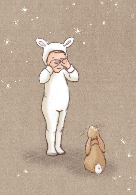 Belle & Boo postcard Little Lamb