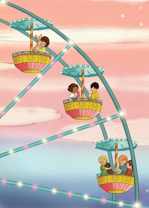 Belle &amp; Boo ansichtkaart Ferris Wheel