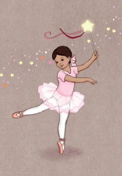 Belle &amp; Boo ansichtkaart Ballerina