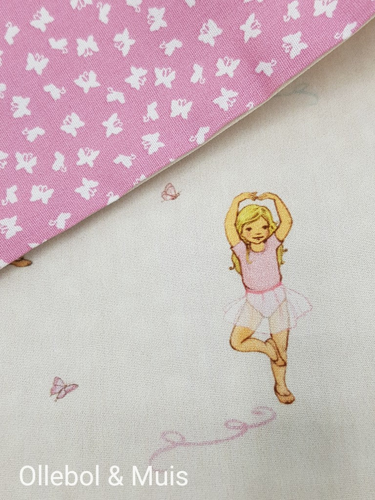 Dekbedovertrek babybedje / ledikant Belle &amp; Boo Ballet