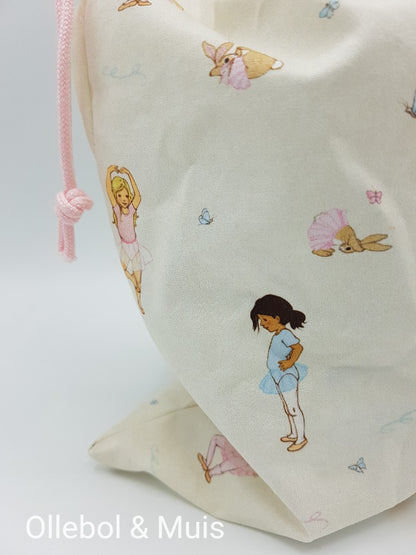 (Ballet)tasje van Belle &amp; Boo ballet stof