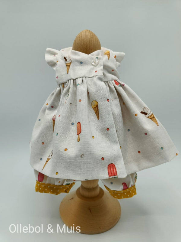 Doll dress and panties for 30 cm doll