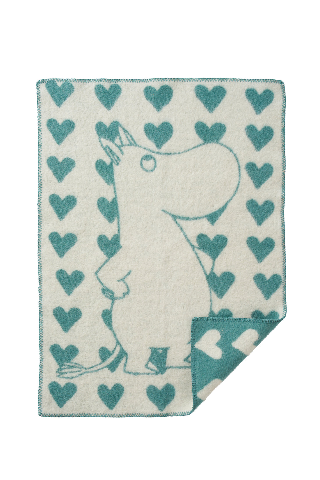 Moomin dekentje Moomin Heart Blue