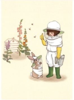 Belle &amp; Boo ansichtkaart Bee Keeper