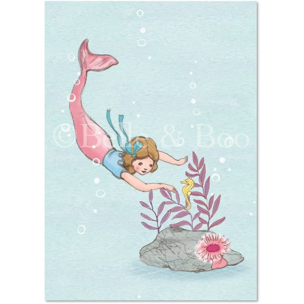 Belle &amp; Boo ansichtkaart Hello Mr Seahorse