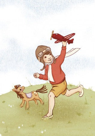 Belle &amp; Boo ansichtkaart Little Aviator