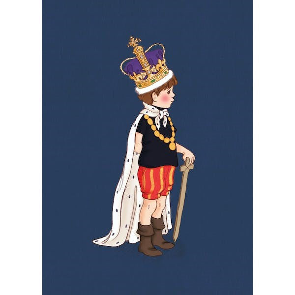 Belle &amp; Boo postcard The King