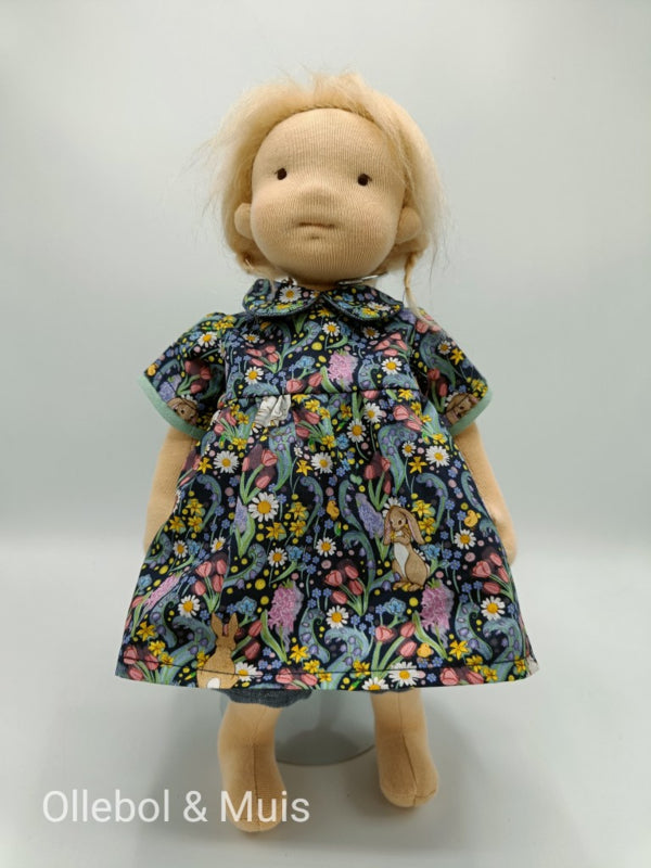 Poppenjurk en broekje pop 33-38 cm