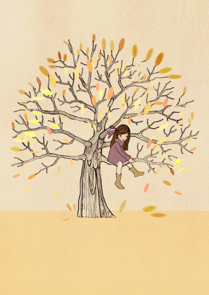 Belle &amp; Boo Postcard My Fav Spot Autumn