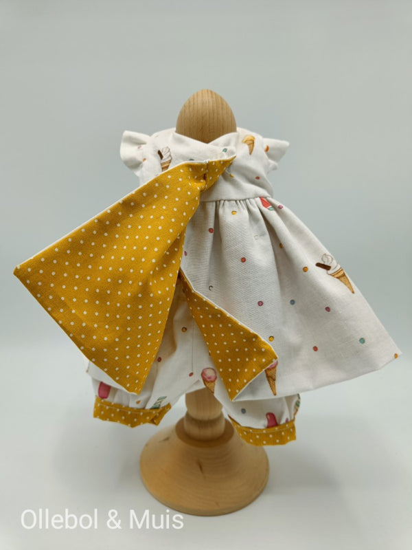 Doll dress and panties for 30 cm doll