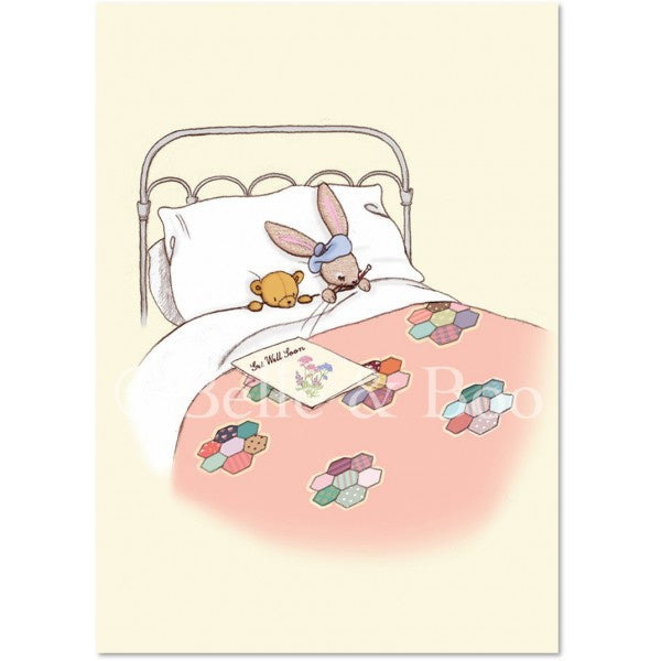 Belle &amp; Boo ansichtkaart Get well soon