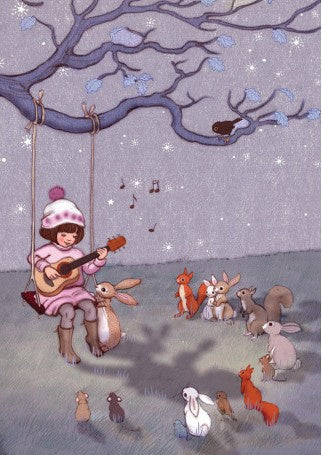 Belle &amp; Boo ansichtkaart Lullaby