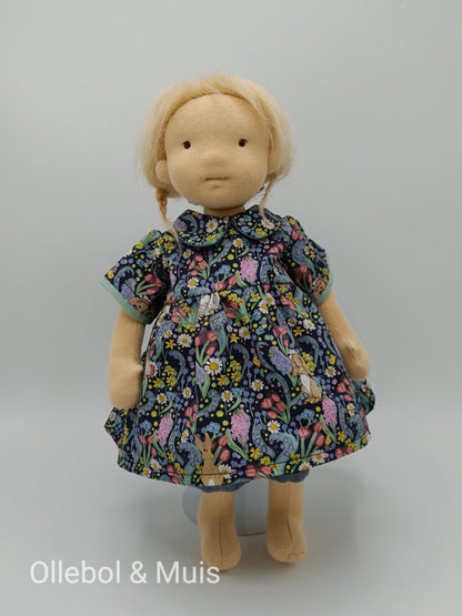 Doll dress and pants for doll 33-38 cm