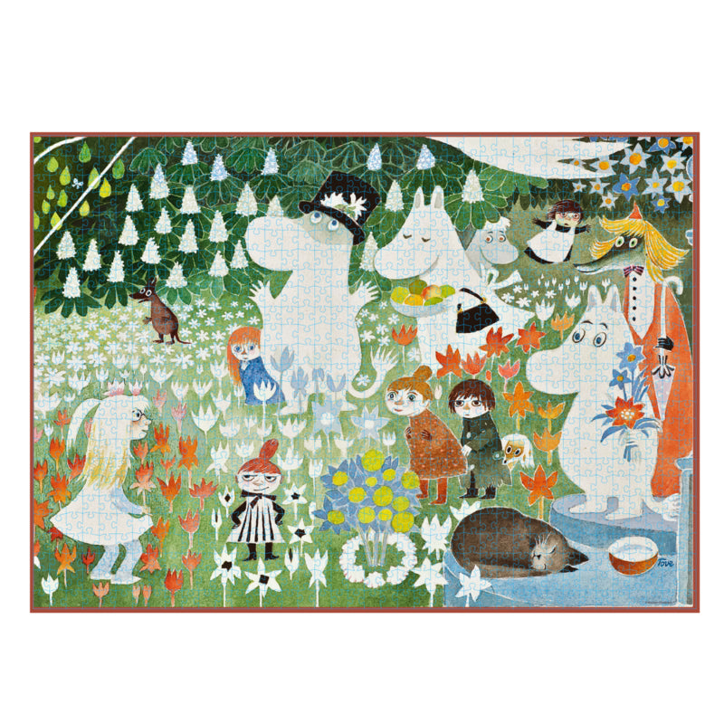 Moomin Puzzle 1000 Teile Floral Garden