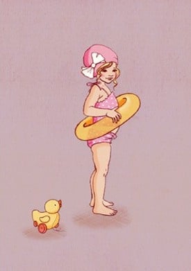 Belle &amp; Boo ansichtkaart Mermaid