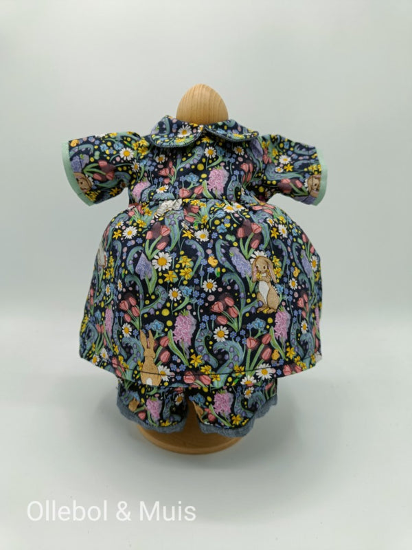 Doll dress and pants for doll 33-38 cm
