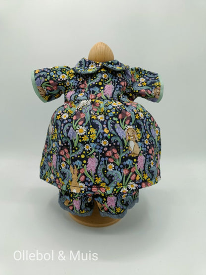 Doll dress and pants for doll 33-38 cm