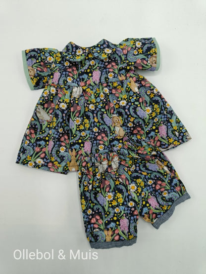 Doll dress and pants for doll 33-38 cm