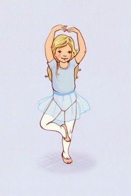 Belle &amp; Boo ansichtkaart Pirouette