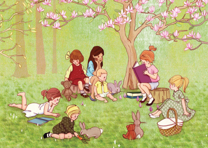 Belle &amp; Boo postcard Reading Group