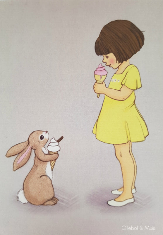 Belle &amp; Boo ansichtkaart Ice cream