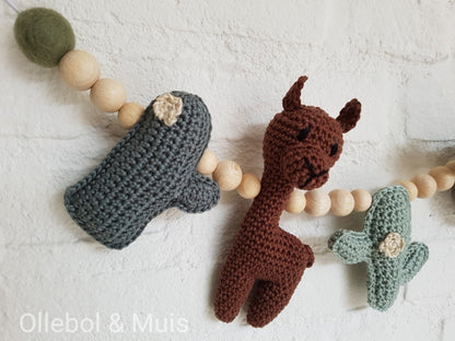 Wagenspanner cactus en alpaca