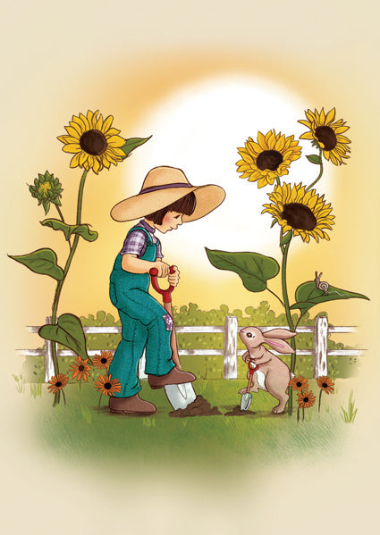 Belle &amp; Boo ansichtkaart Harvesting Sunshine