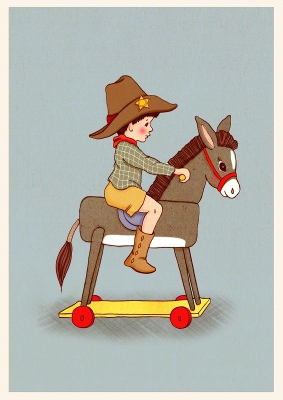 Belle &amp; Boo ansichtkaart Donkey