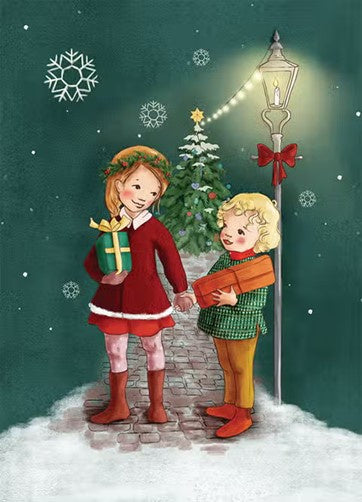 Postkarte Belle &amp; Boo Gift Giving