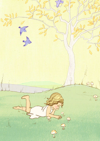 Belle &amp; Boo postcard Ava in Wonderland